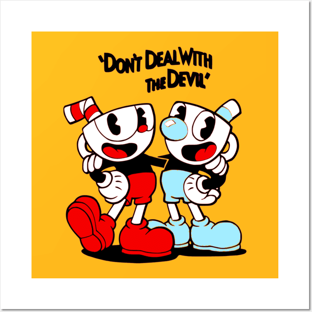 Cuphead Wall Art by OtakuPapercraft